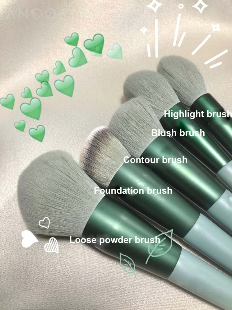 8/13pcs Soft Makeup Brushes Set Eyeliner Eye Shadow Brush Cosmetic ...