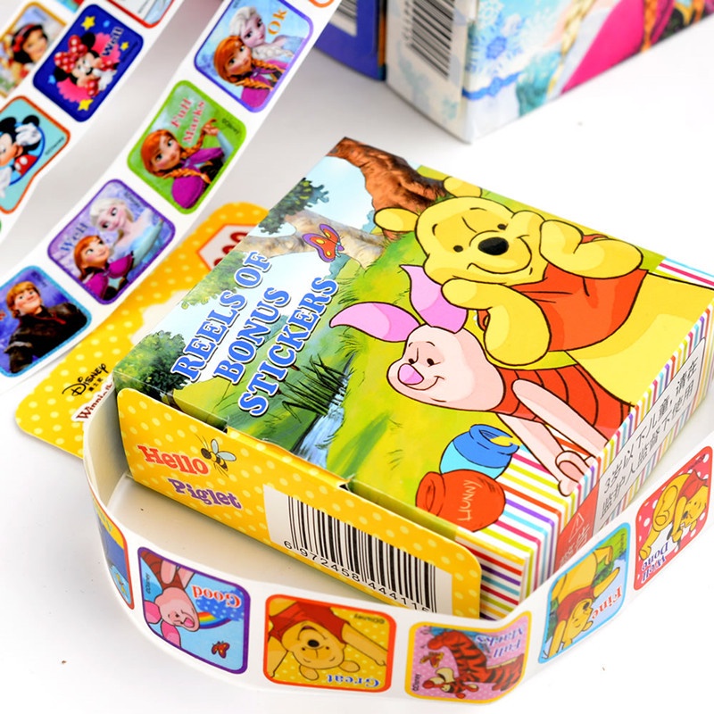 200 Sheets/Box Disney Cartoon Stickers Princess Frozen Sofia Stickers ...