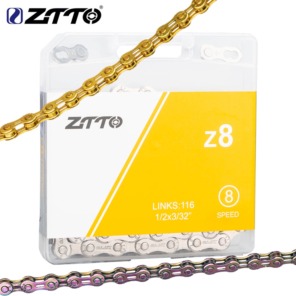 Ztto Gold Speed Chain Cassette Bike Chain Rainbow ZTTO 1x11 Speed
