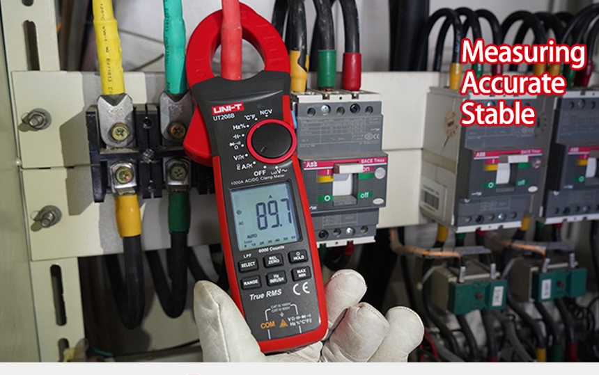 UNI-T UT206B UT207B UT208B Clamp Meter Amperimetrica VFC Electrical ...