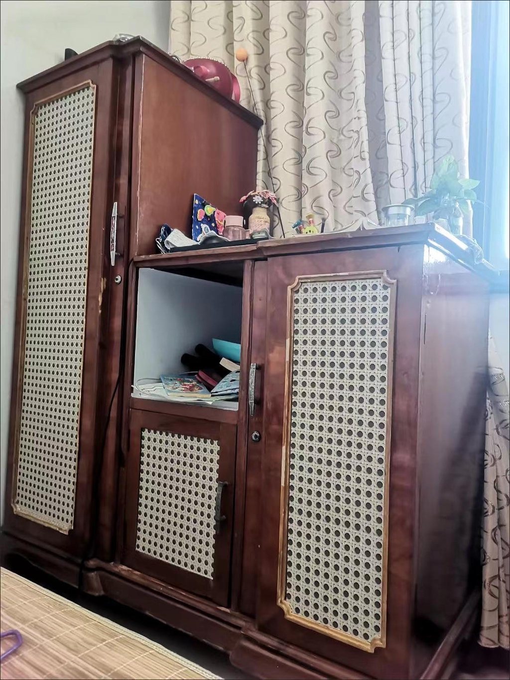 Rattan Wallpaper Cane Contact Paper Peel and Stick Wallpaper Hexagon ...