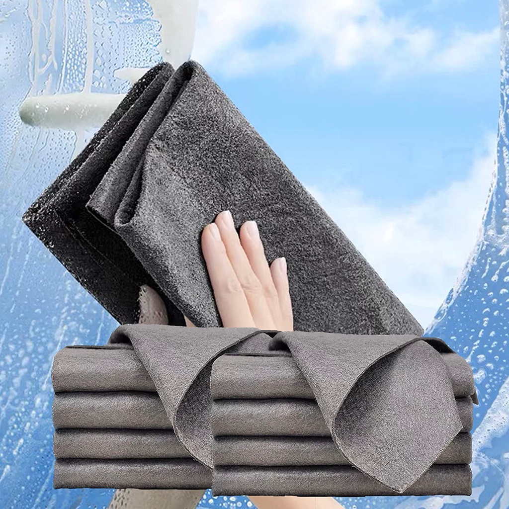 3 Sizes Thickened Magic Cleaning Cloth No Watermark Glass Wiping Cloth ...