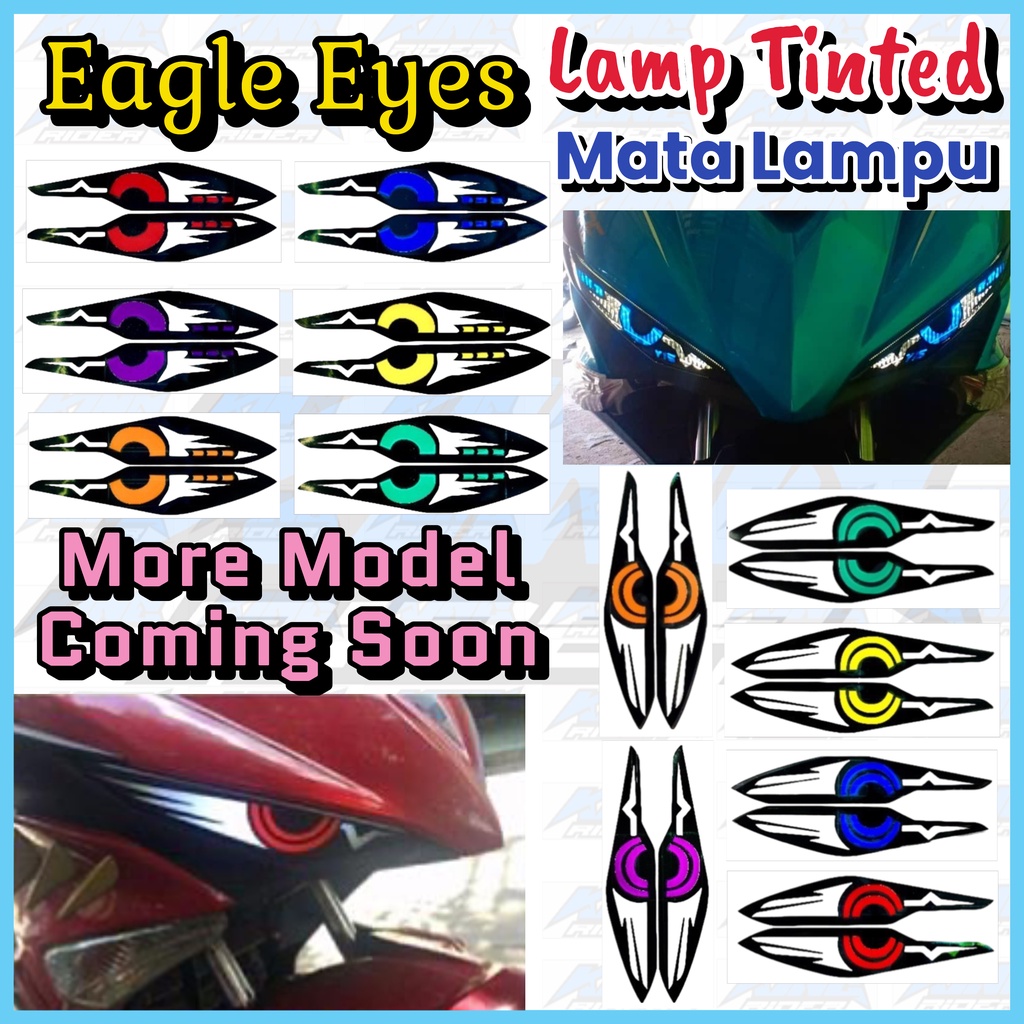 Eagle Eyes Lamp Tinted Color Mata Lampu LC135 V4 V5 V6 V7 PNP Eye ...