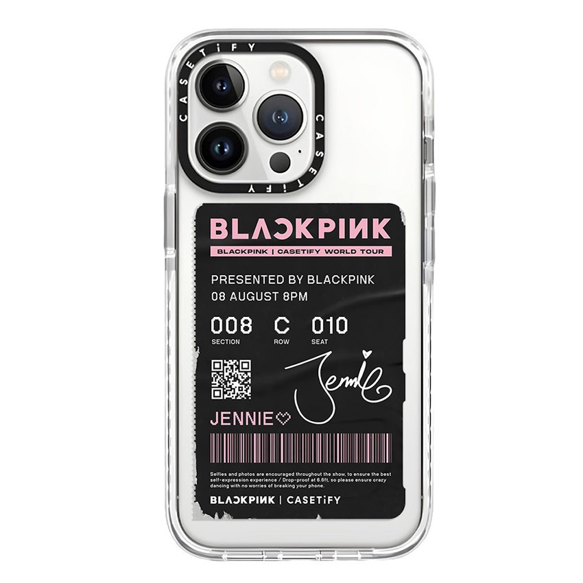 CASETiFY Blackpink Ticket Jennie Signature Phone Case For