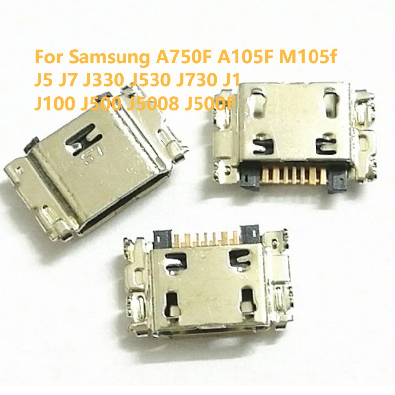 1pcs Charging Port Pin Plug In For Samsung Galaxy A750f A105f M105f J5 J7 J330 J530 J730 J1 J100