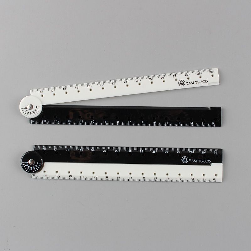 Folding Rules Black and White Simple Ruler Graphic a Folding Ruler ...