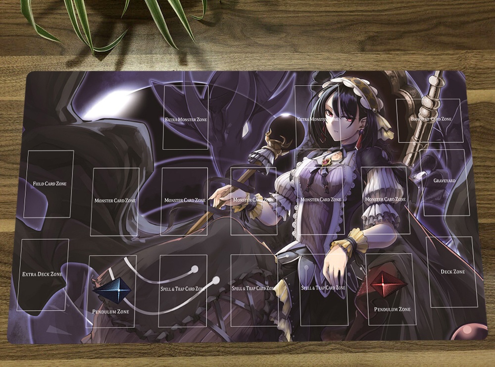 Closed goddess playmat /deskmat