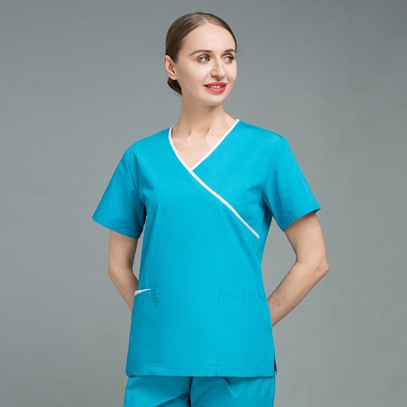 Nurse Clothes Summer ShortSleeved Split Suit Thin HighEnd Dental Oral
