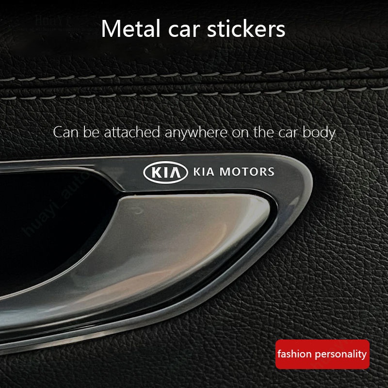 Metal Car Sticker Badge Decoration High-end Distinguished for Kia Sonet ...