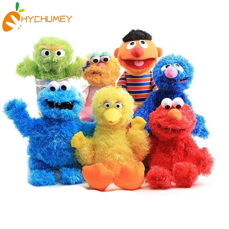 HYC Humey Sesame Street Hand Puppet Elmo Cookie Monster Ernie Stuffed ...