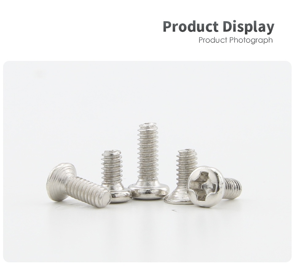 NINDEJIN Cross Mini Laptop Computer Screw Kit Nickel Plated M1 M1.2 M1 ...