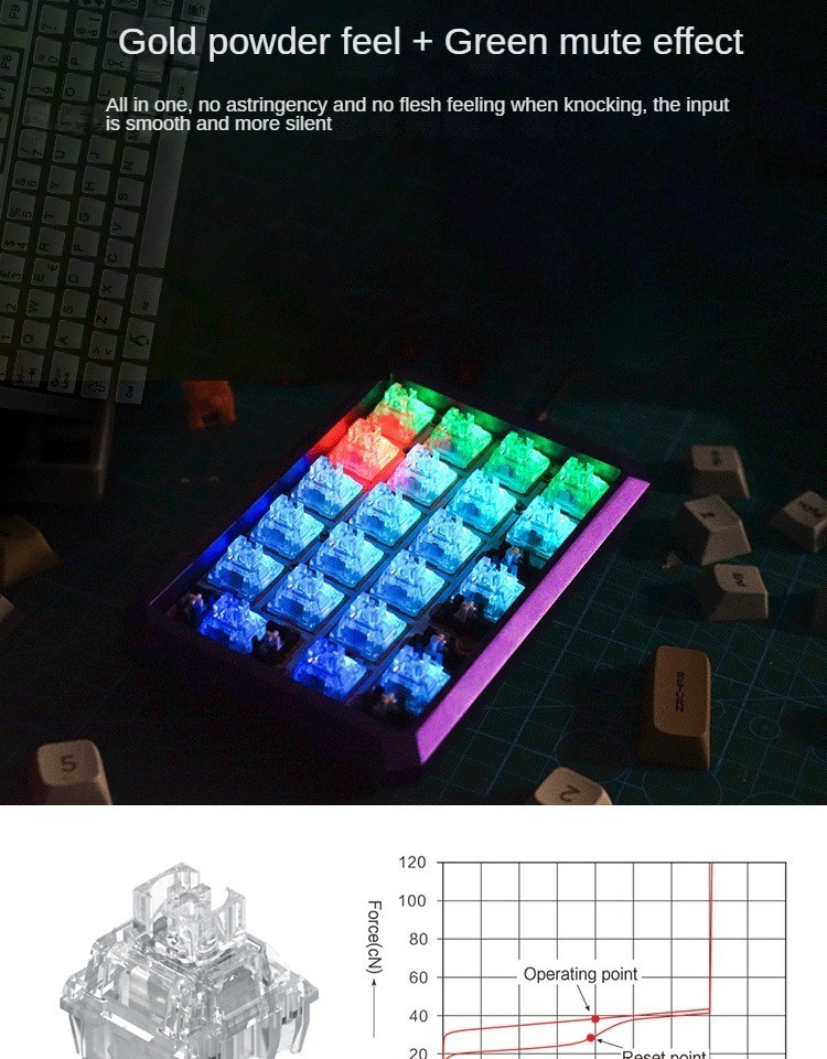 TTC switch Mechanical keyboard switch body TTC steel TTC gold Pink ...
