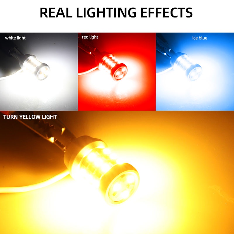 2pcs Firefly style DUAL CONTACT T15 t10 Led W16W Motorcycle Turn Signal ...