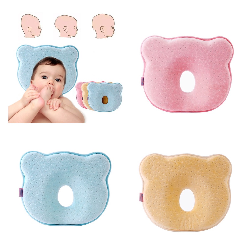 Ergonomic Baby Pillow To Prevent Flat Head Syndrome Shopee Philippines
