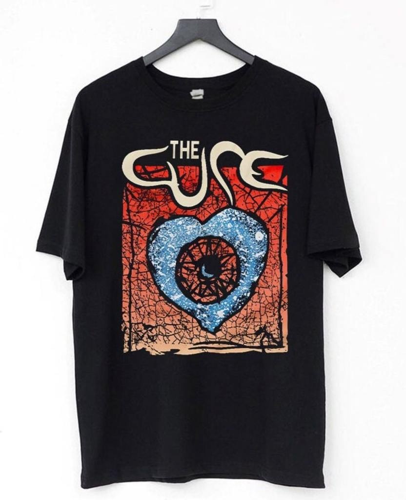 The Cure T-Shirt Ufficiale: Logo Originale, Blu Navy, Unisex - Il Must-have Per I Fan