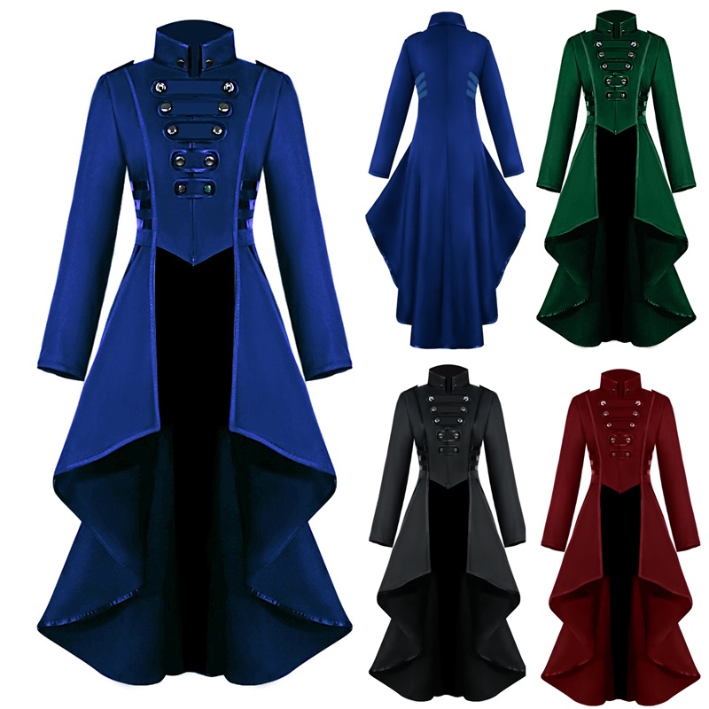 Medieval Women Vintage Tuxedo Gothic Tailcoat Victorian Coat Steampunk Costume Shopee Philippines 8595