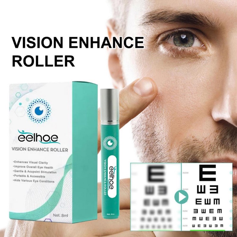 EELHOE Under Eye Roller Anti-Fatigue Care For Enhanced Vision Massager ...