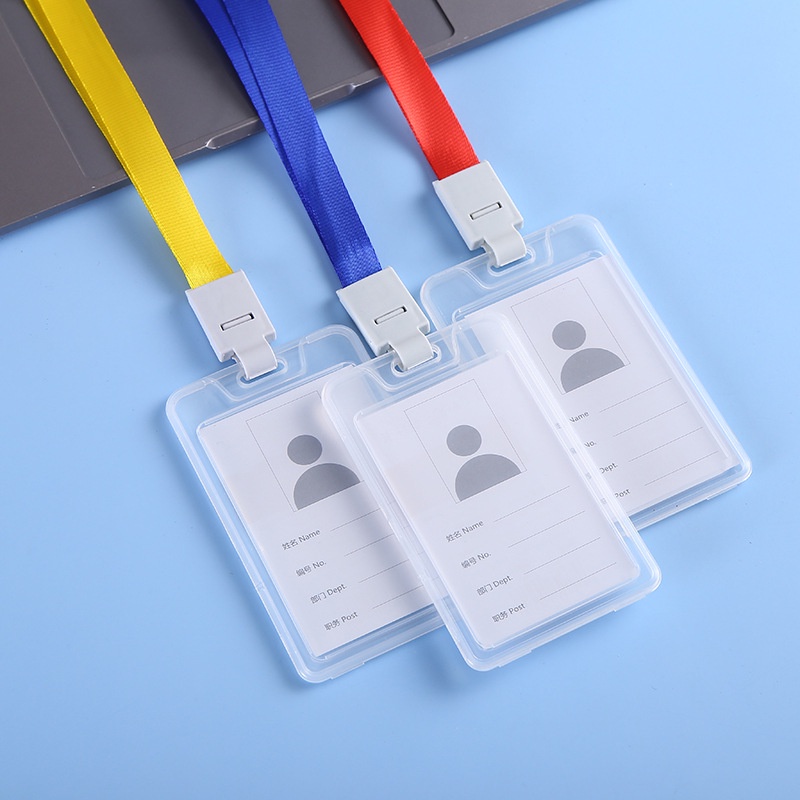 5 Pcs With Silicone Rope Chest Card ID Card Holder Meal Card Student ...