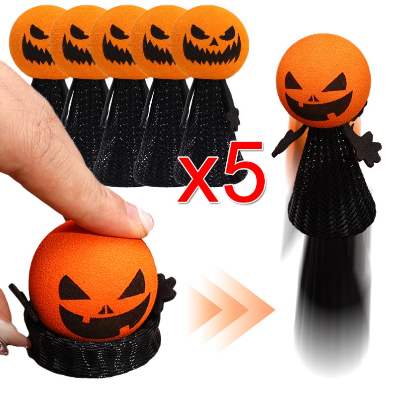 [ Featured ] 5 Pcs Spring Launcher Sensory Toy / Adult Children ...
