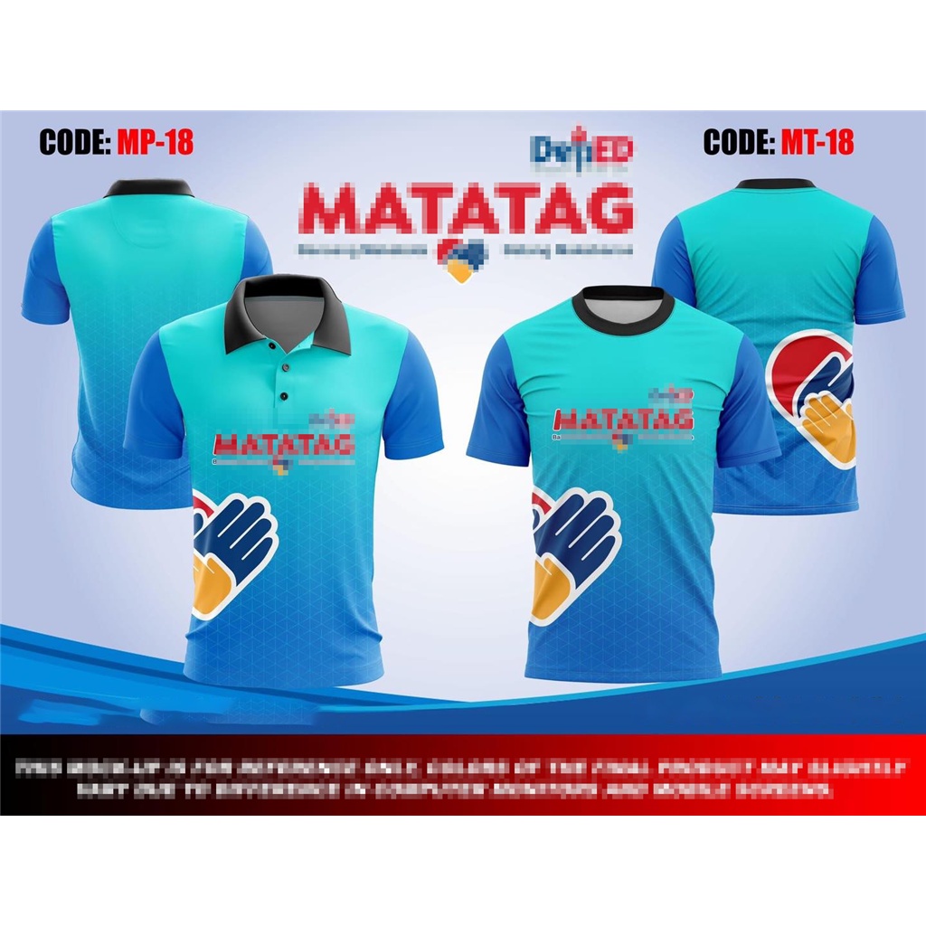 MATATAG UNIFORM SUBLIMATION CODE-18 DEPED BADGE | Shopee Philippines