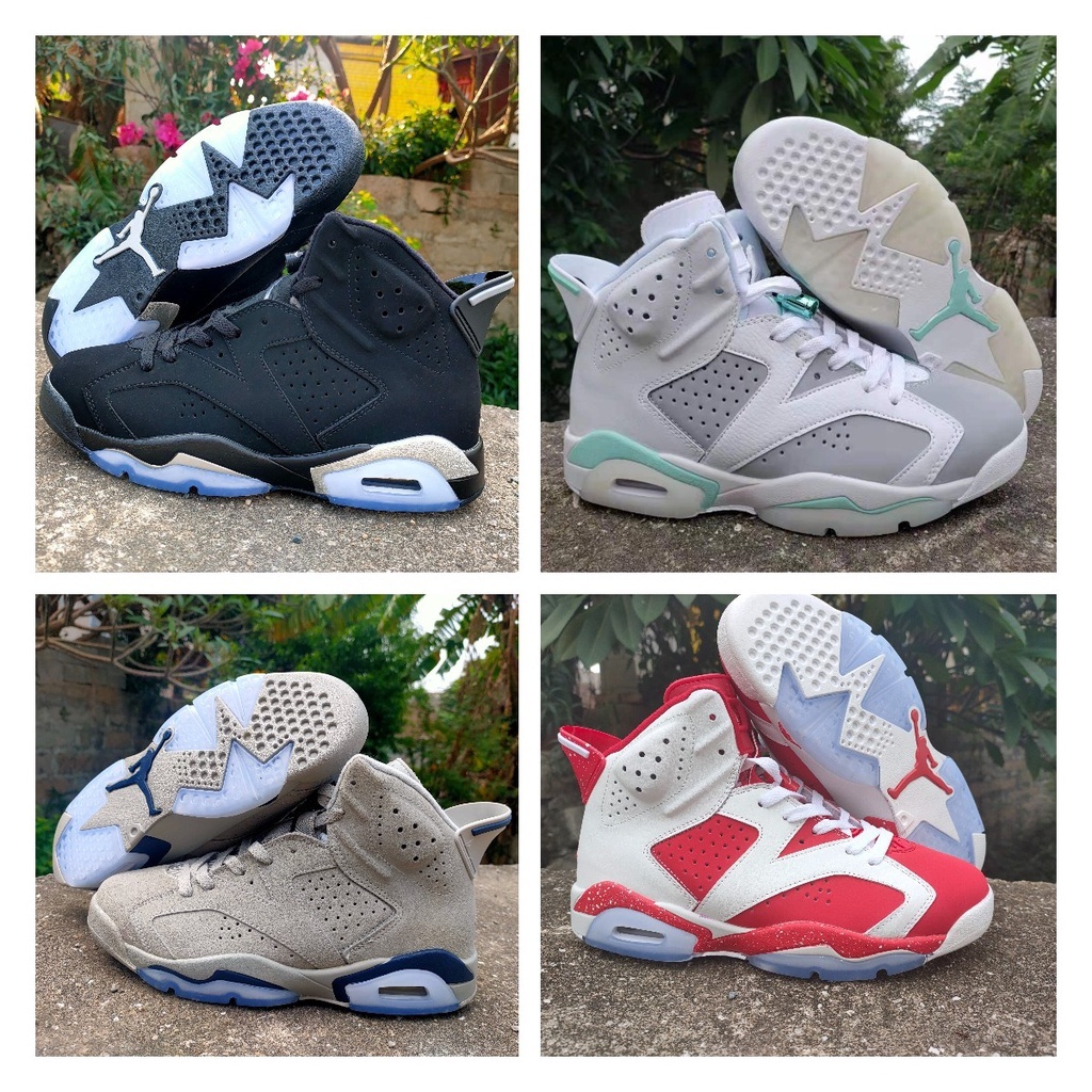 air jordan 6 jumpman 6 6s mens basketball shoes midnight navy georgetown maroon khaki black infrared unc white red oreo electric green carmine chrome designer sneakers Shopee Philippines