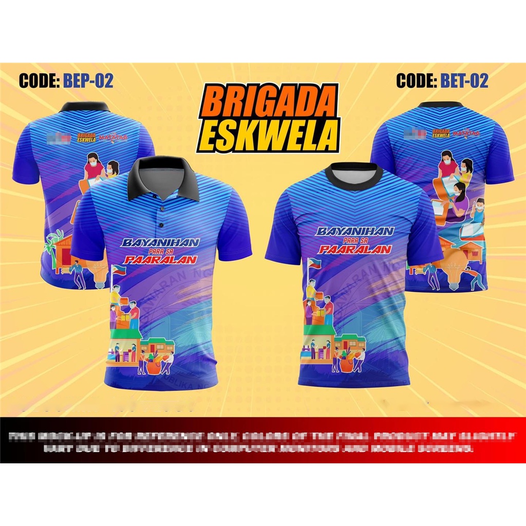 Full sublimation T-shirt DEPED BADGE CODE-02 | Shopee Philippines