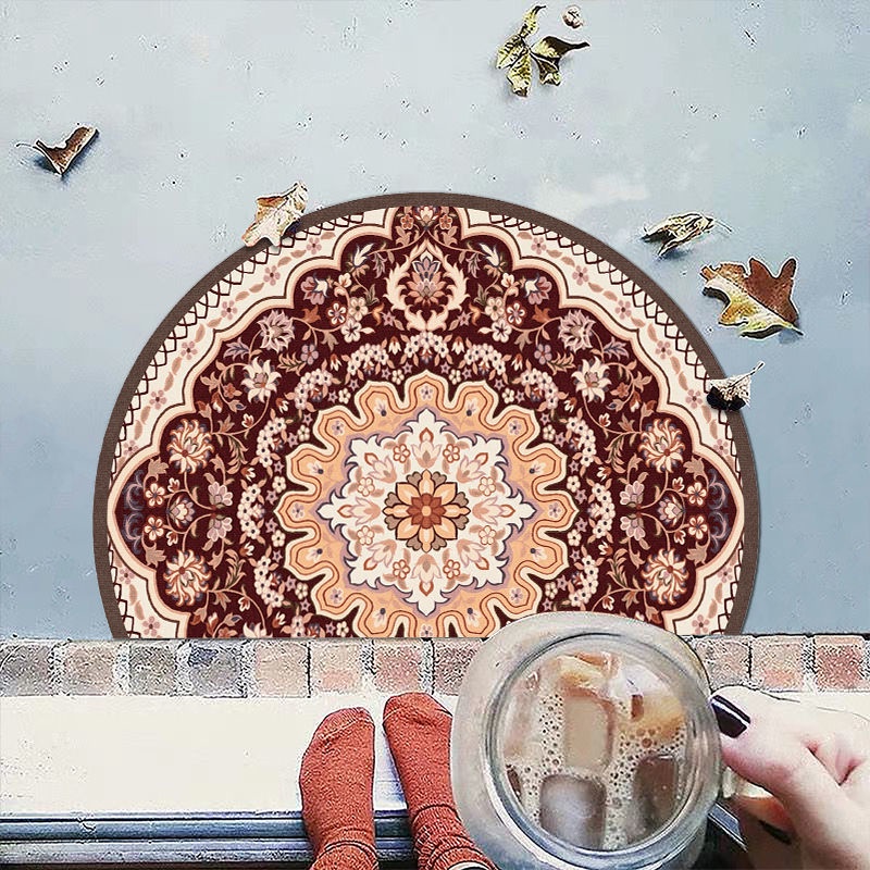 9 Styles Semicircle Style Carpet Half circle Carpet half round ...