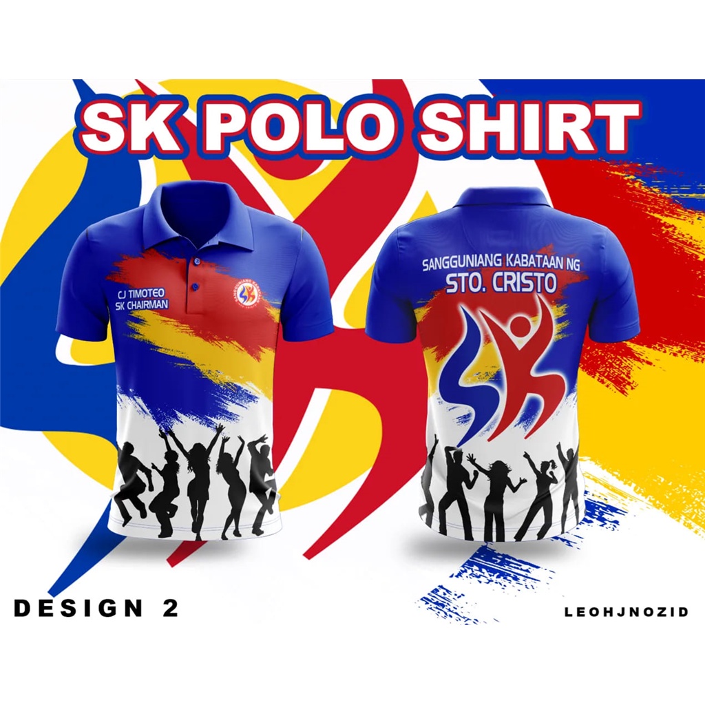 HGN - Full sublimation SK polo shirt for men | Shopee Philippines