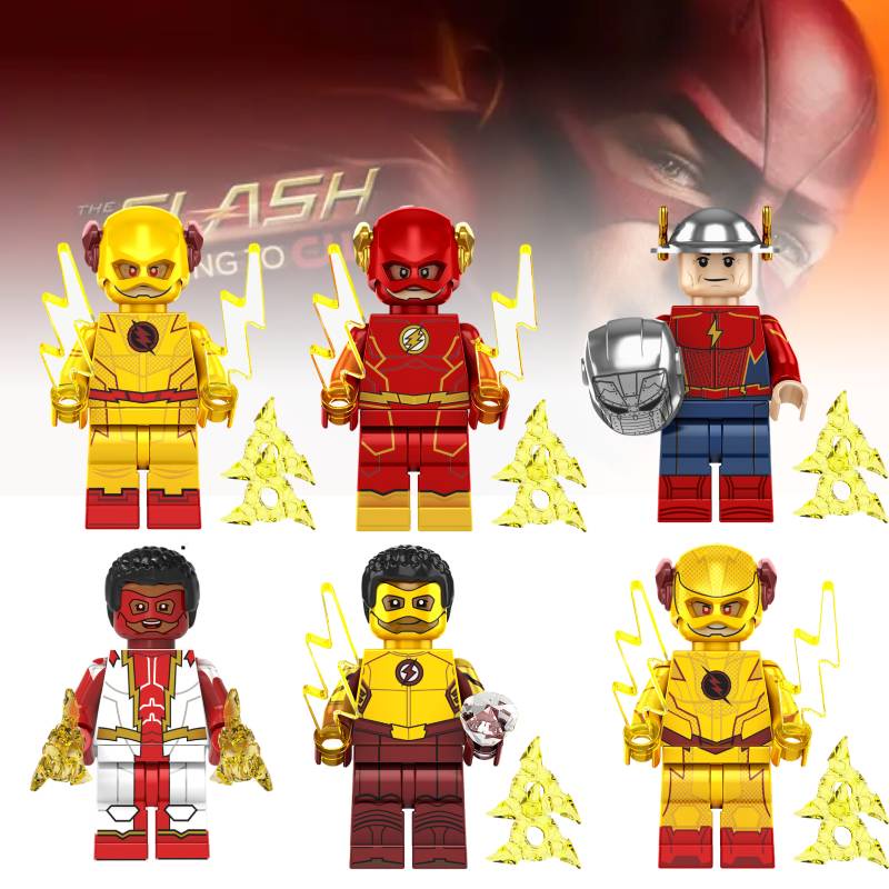 Kf6191 Super Justice League Dc Flashman Wally West Building Block For ...