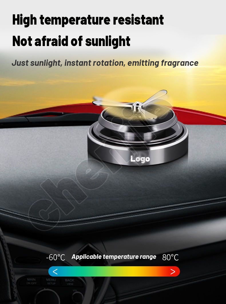 High quality Car perfume Solar Rrotating Aromatherapy Car Interior ...