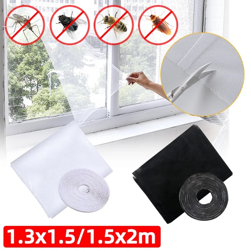 Self-adhesive Removable Anti Fly Mosquito Window Screen / Encrypted for ...