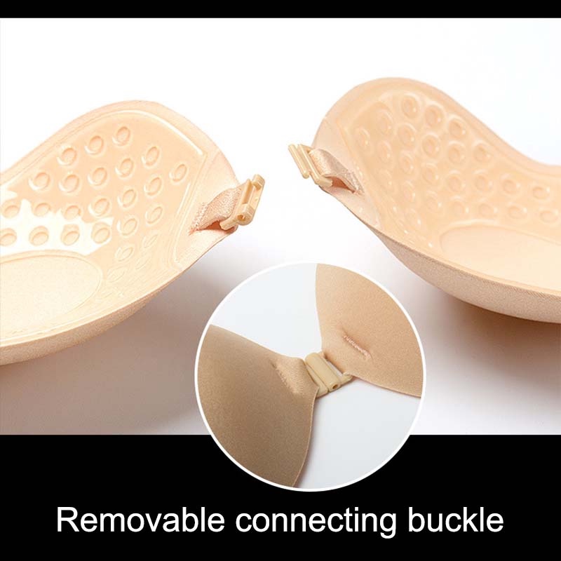 ZXYOUPING Women Silicone Bra Stickers Invisible Strapless Silicone ...