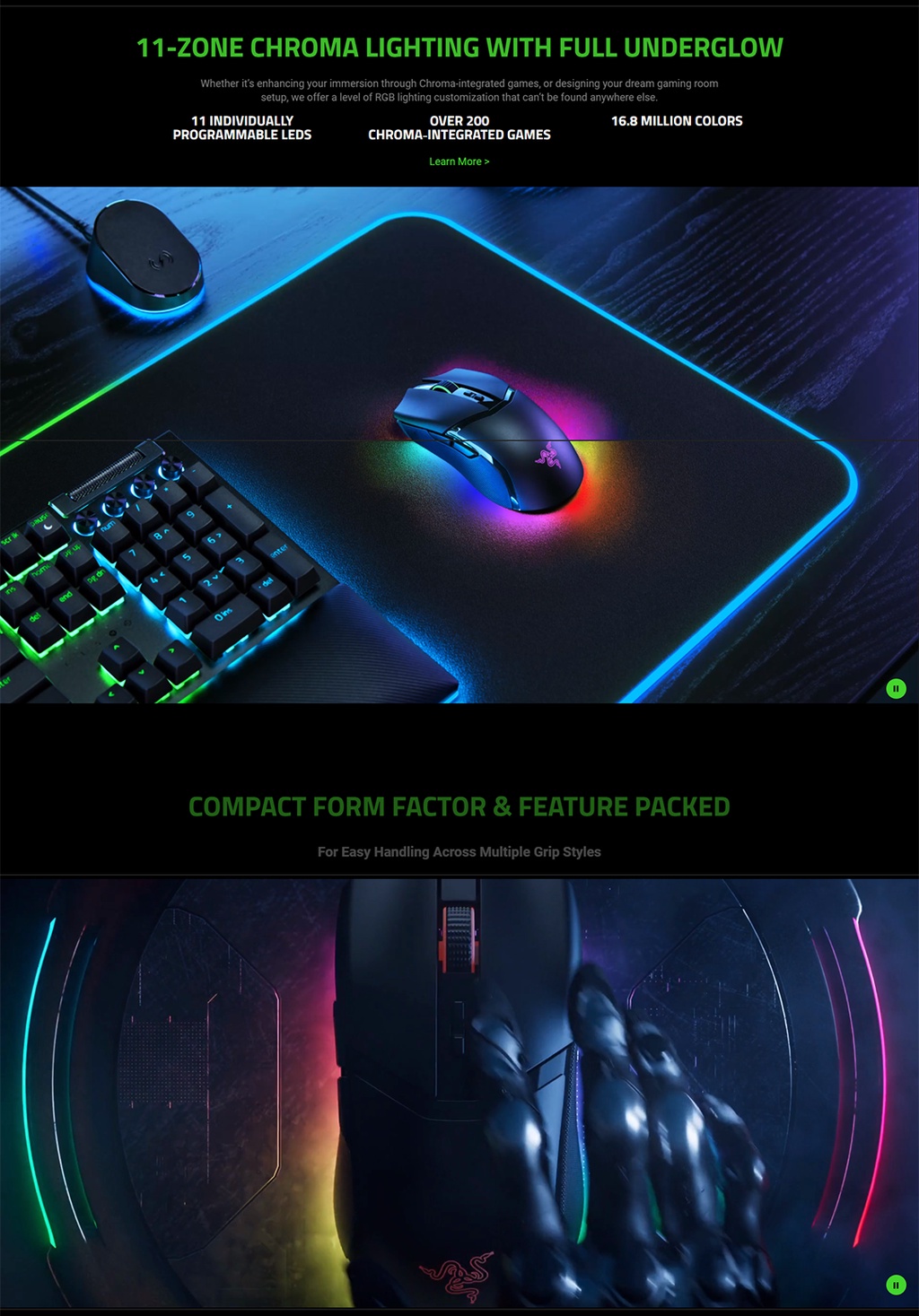 Razer Cobra Pro - Ambidextrous Wired/Wireless Gaming Mouse | Shopee ...