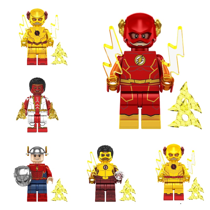 Kf6191 Super Justice League Dc Flashman Wally West Building Block For ...