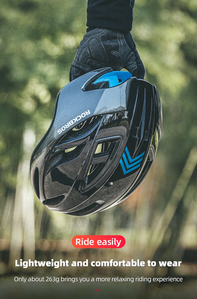 ROCKBROS Cycling Light Weight Helmet Breathable Streamline Aero Bike ...