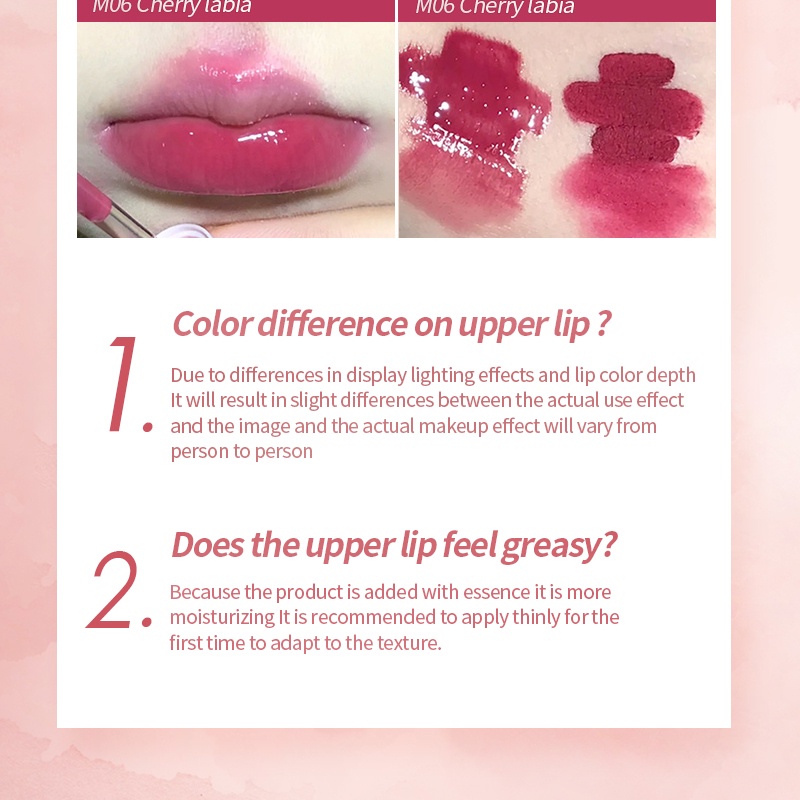 EYEHARE 2 In 1 Liptint Set Double Head Matte Glossy Lipstick Waterproof ...