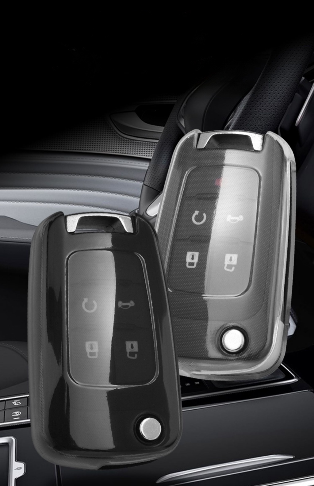 Soft Tpu Car Remote Key Case Cover Shell Fob For Buick For Chevrolet ...
