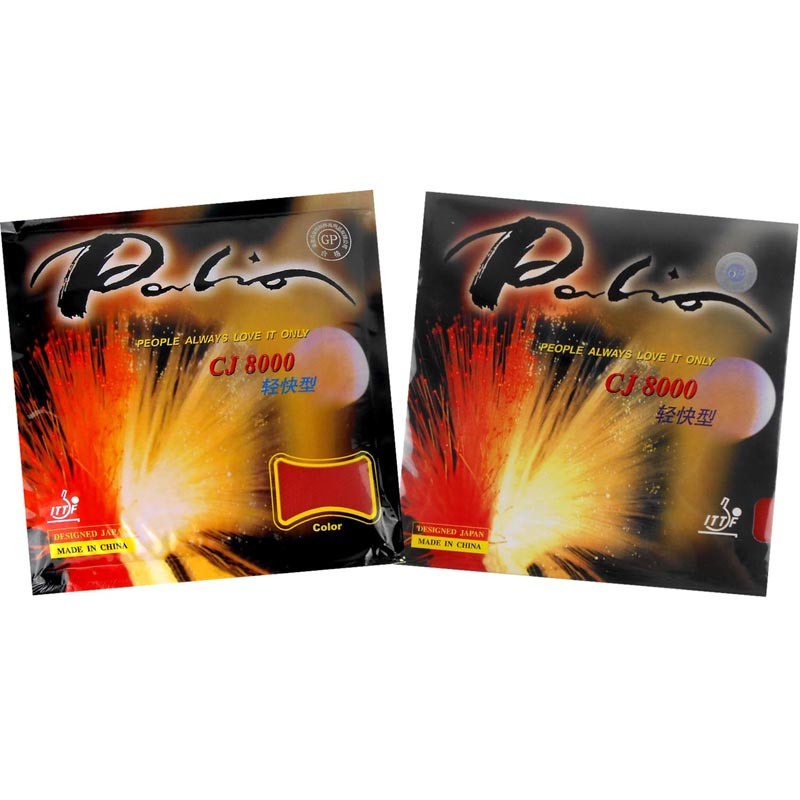 Original Palio CJ8000 Table Tennis Rubber (2-Side Loop Type Fast Light ...
