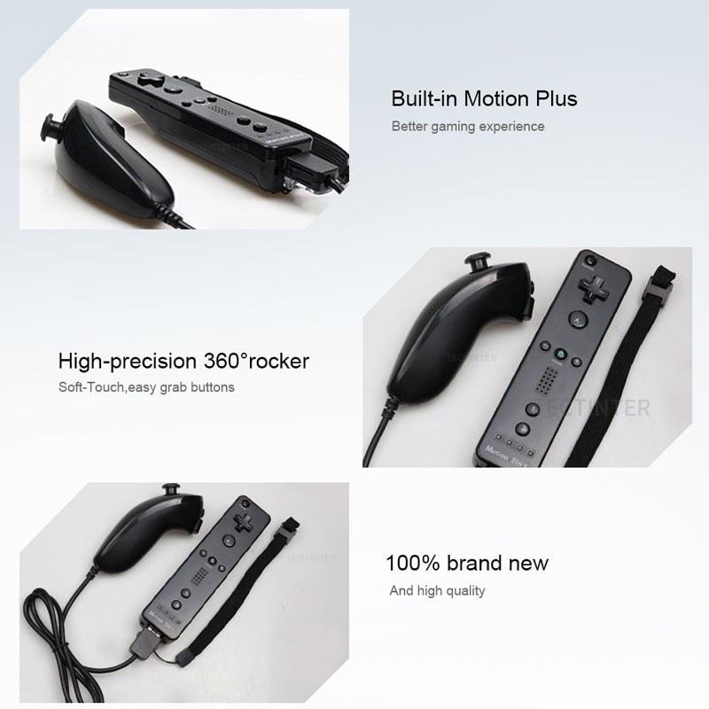 Remote Compatible Nintendo Wii Console Wireless Gamepad Controller ...