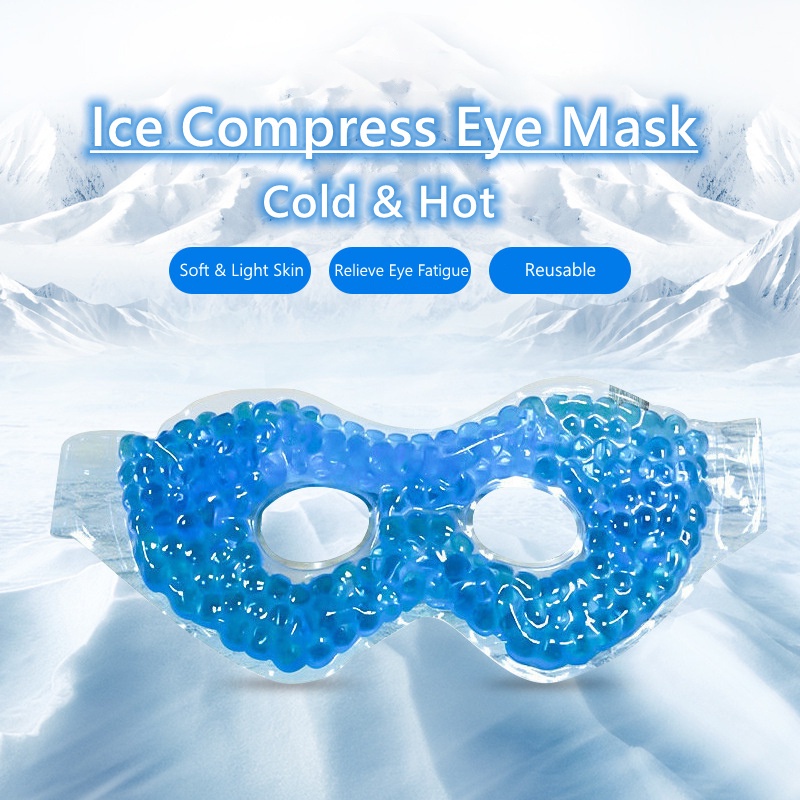 Cooling Gel Ice Mask Gel Ice Pack Face Mask Full Face Reusable Cold ...