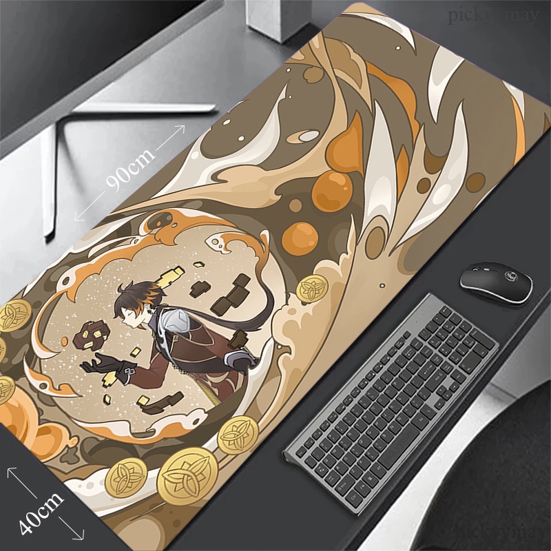 Genshin Impact Gaming Mouse Pads, Big Mousepad, Anime, Eraser, Big Desk