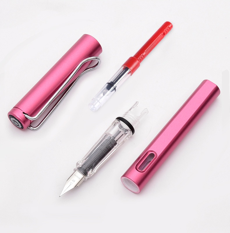 1 Fountain pen+10 ink Kawaii calligraphy Multi-function gel pen 0.38mm ...