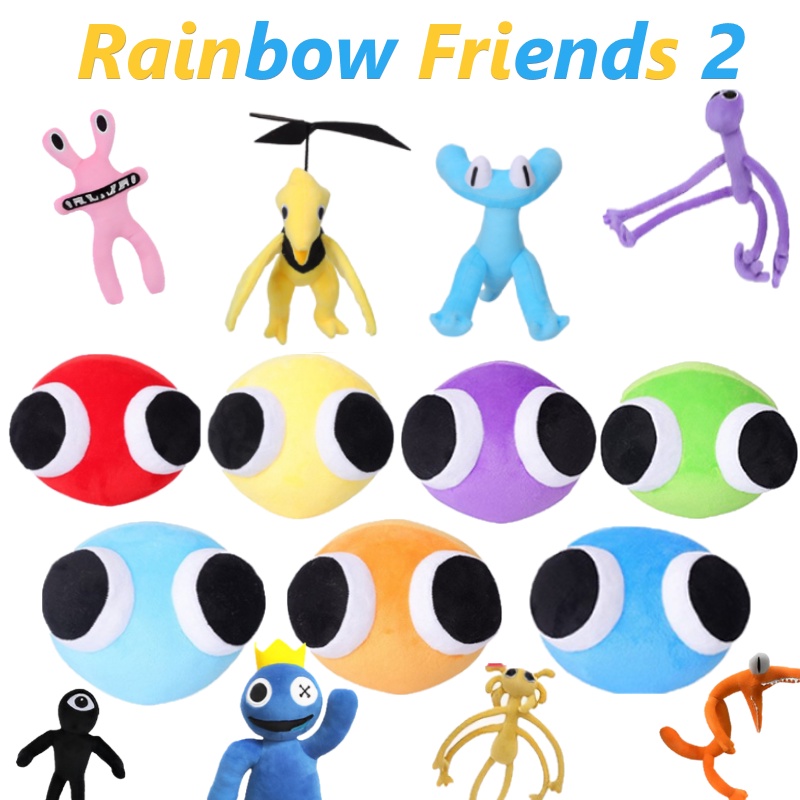 Rainbow Friends Roblox Rainbow Friends capítulo 2 Brinquedos De Pelúcia Rainbow Friends Roblox Rainbow Friends capítulo 2 Brinquedos De Pelúcia