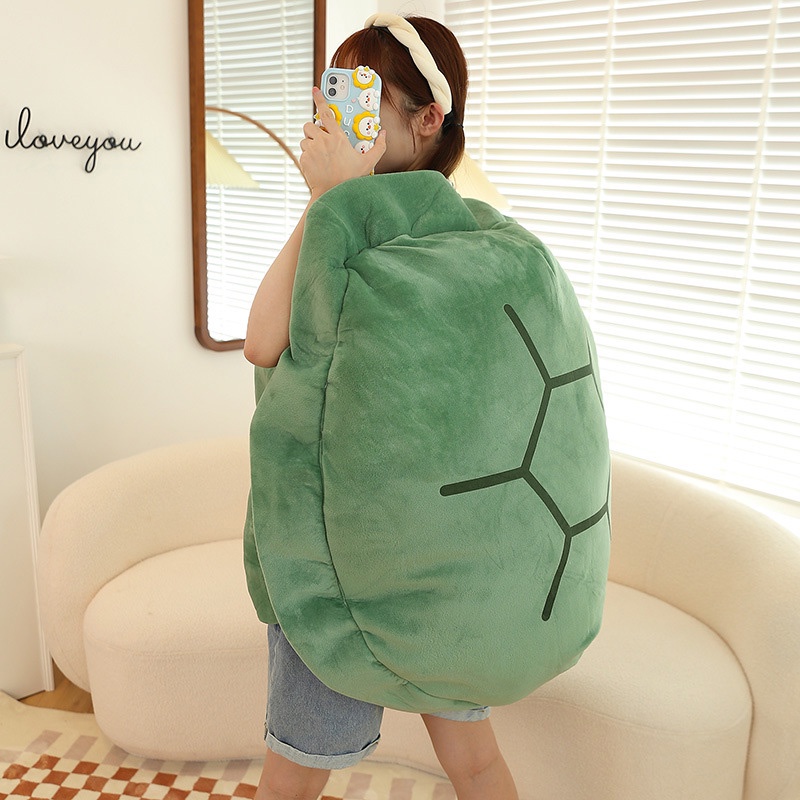 100cm Funny Wearable Squirtle Turtle Shell Plush Toy Creative Party ...