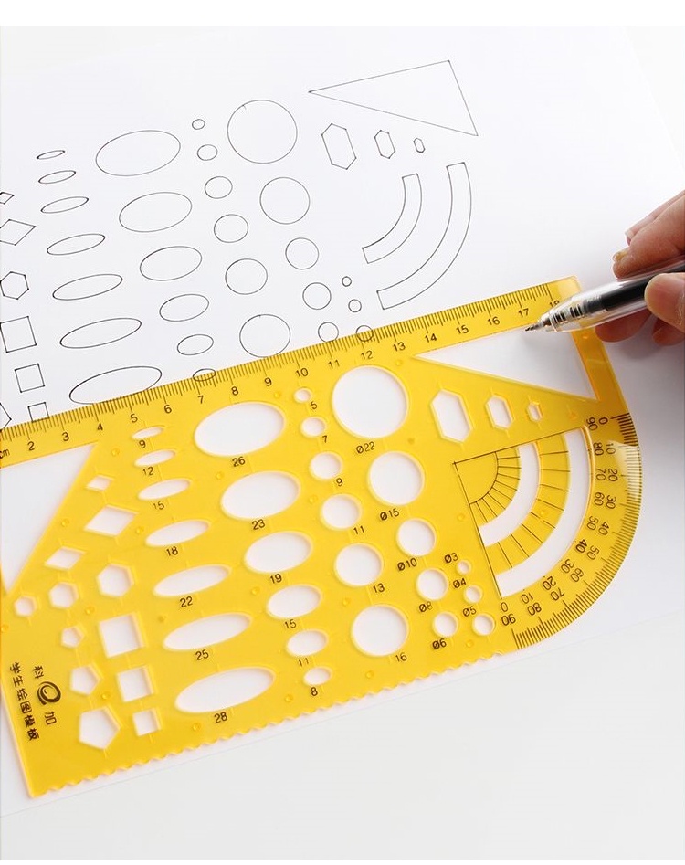 Angel Mark Cartography Drawing Template Ruler Plastic Stencil Ruler ...