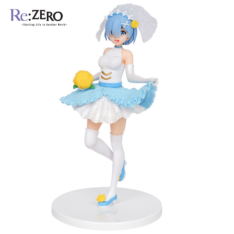 Rezero Rem Pvc Figure Hanfu Sakura Blossom Dress 19.5cm Height