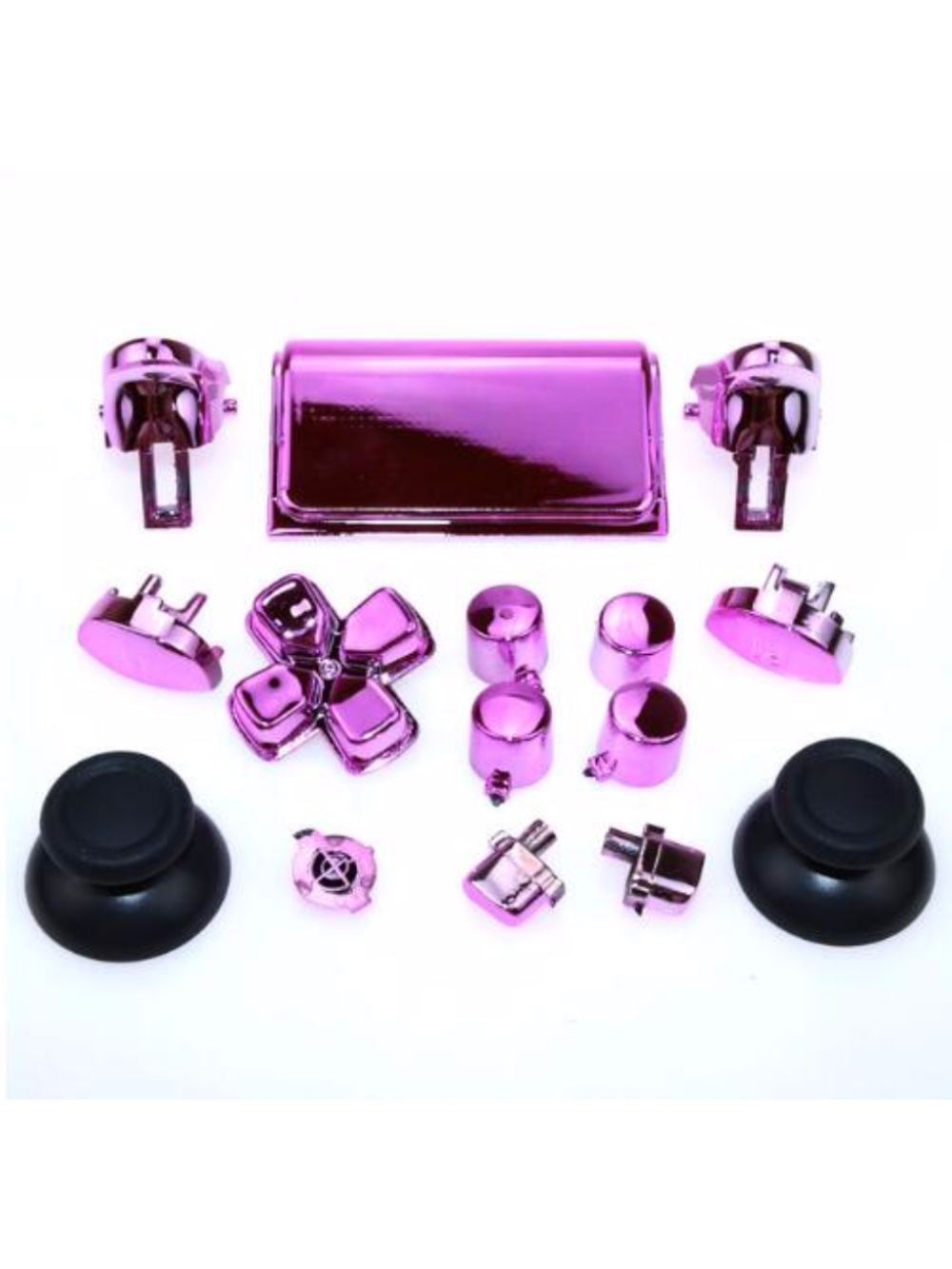 1set 7colors Chrome Joysticks D-pad R1 L1 R2 L2 Full Set Direction Key ...
