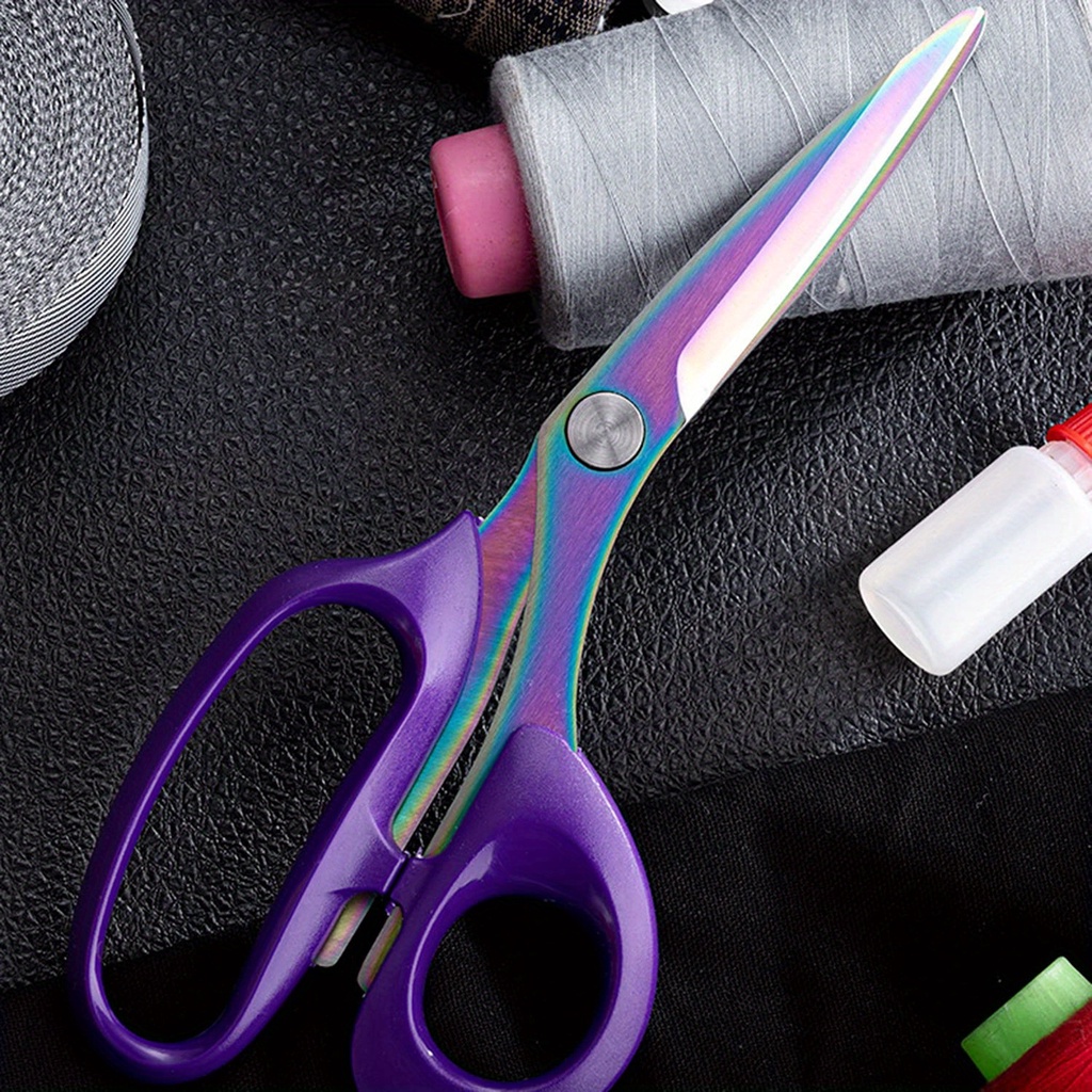 1PC Ultra Sharp Stainless Steel Household Sewing Scissors, Heavy-duty ...