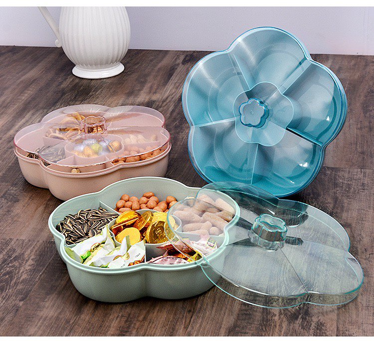 Candy Biscuit Storage Compartmental Box Biskut Raya New Year ...