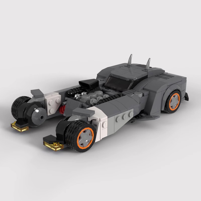 MOC Batman: White Knight Batmobile Super Sports Cars Building Blocks ...